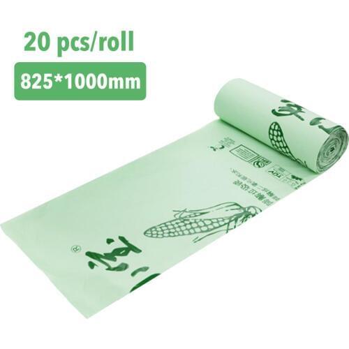 100% Compostable Trash Bags 100pcs 31.7 Gallon Extra-Thick 1.1 Mils Small Kitchen Trash Bags Food Scrap Yard Waste Bags Bathroom