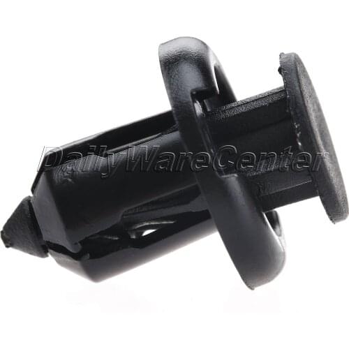 50Pcs Car Door Trim Clip Auto Fastener 10mm Dia Hole Push Type Bumper Retainer Fender Cover Plastic Rivet Clips For Honda Accord