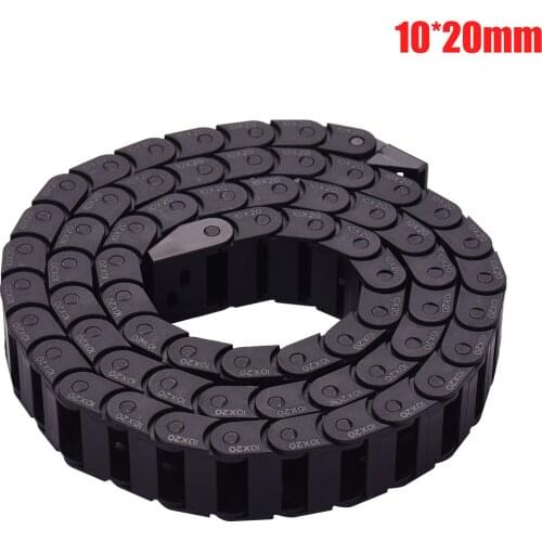 Aibecy 10*10mm Drag Chain Cable Towline Transmission Chain Inner 1M/3.3ft Length for 3D Printer CNC Machine 3d printer parts