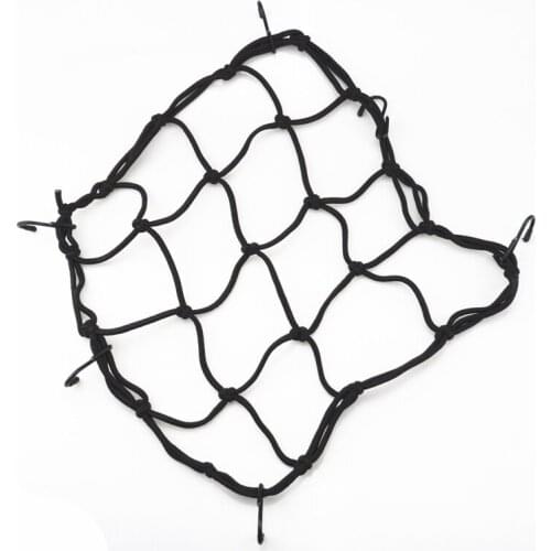 Car Accessories Motorcycle Bike Helmet Holder 6 hooks Hold down 30 x 30cm Mesh Net Bag Luggage Cargo Mesh Net Auto Car Styling