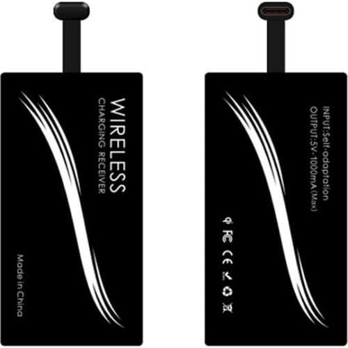 Wireless Charger Induction Receiver Qi Charging Adapter For Iphone 7 6 6S 5S Micro USB Type C Wireless Charge Pad Dock Connector