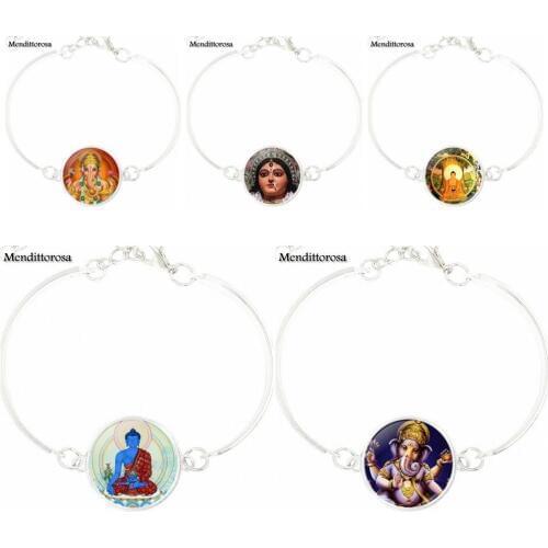 Buddha For Women Kids Gift Antique Vintage Glass Bracelet Bangle Women Bracelet Bangle Jewelry