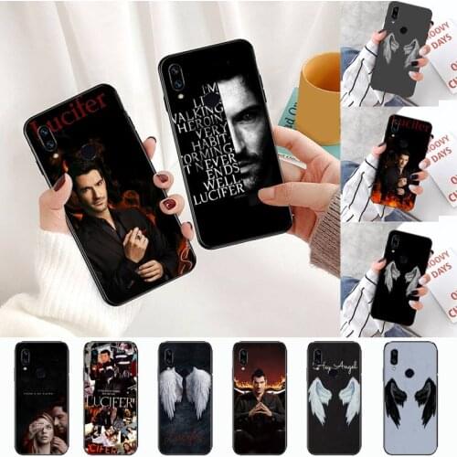 American TV Degenerate angel Lucifer Phone Cases For Xiaomi Redmi mi note 7 8t 9 9t 9s 8 10 10t 11 pro lite K20 max 3