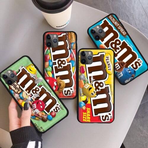 M&ms Chocolate box Phone Case for iPhone 11 12 pro XS MAX 8 7 6 6S Plus X 5S SE 2020 XR