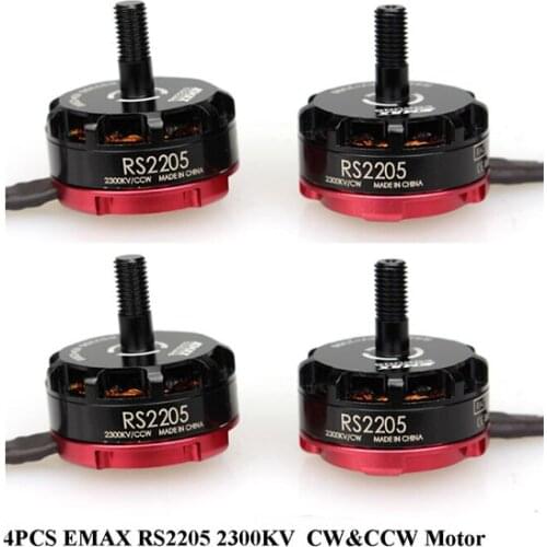 4pcs EMAX RS2205 2300KV 2600kv CW CCW for FPV Racing Edition Motor for FPV Racing