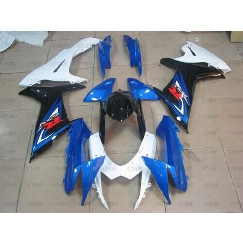 GSX R 600 2011 - 2015 K11 Bodywork GSXR600 13 14 Fairing Kits GSXR 600 2011 Blue White Fairing