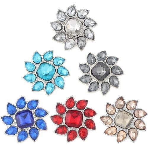 JaynaLee 18-20mm Metal Ginger Snap Button Fit Ginger Snaps Bracelets Jewelry for women men gifts GJS5348