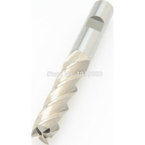 20X20X50X110 High speed steel flat square HSS end mill straight shank milling cutter for machine