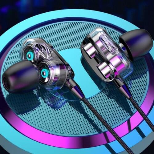 A4 Headphones Lightweight Universal Plastic In-Ear Heavy Bass Earphones