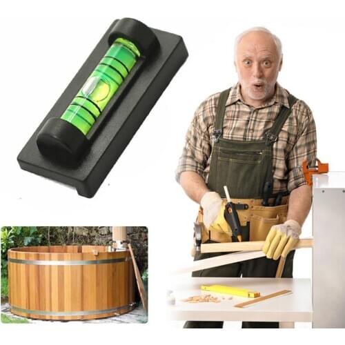 1PC Good Quality Magnetic Magnet Bubble Spirit Level Mini Leveling Portable Shelf Supplies Household Decoration Small E8S1