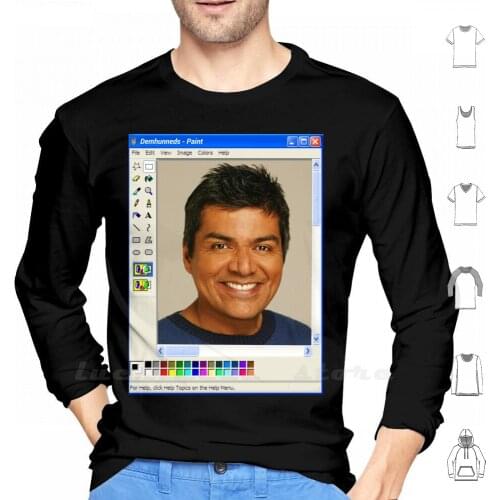 Nice , Cool , Wow Hoodies Long Sleeve George Lopez Windows Xp Vaporwave Anime Weird Ska Punk Weed Smoker