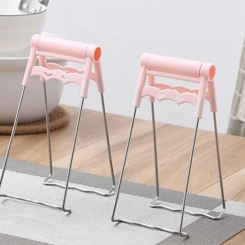 Stainless Steel Non-Slip Tray And Bowl Holder Kitchen Utensils Bowl Holder Household Heat Insulation And Scalding Bowl Holder