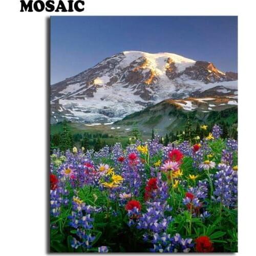 Full,Diamond Embroidery mountain nature Scenery5D Diamond Painting,pictures,image,Stitch Cross,3D,Diamond Mosaic,Needlework,gift