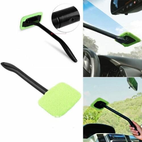 1Pcs Cloth Pad Car Auto Cleaner Cleaning Tool Brush Detachable 13 inch Window Brush Microfiber Wiper Cleaner Cleaning Brush new