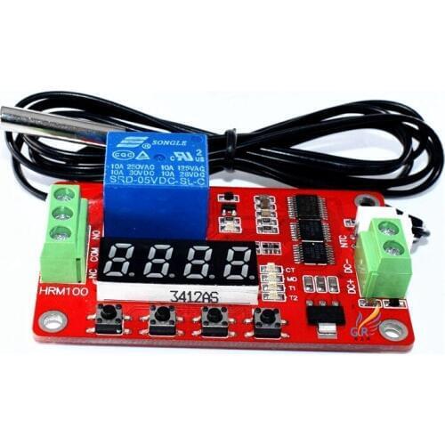 Official Smarian HRM100 Automation 12V Temperature Relay Timer Control Module Digital Display Diy RC Toy Kit Electroincs Develo