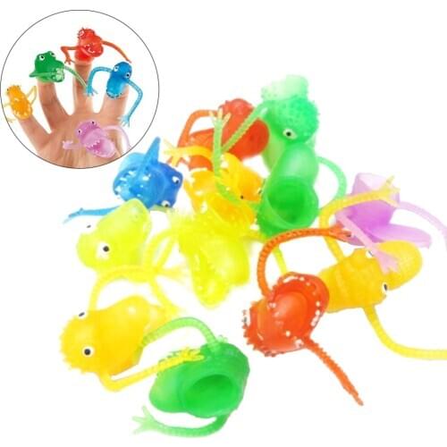 10/20 Pcs Monster Finger Puppets Cool Creepy Finger Monsters For Kids Great Party Favors Fun Toys Puppet Show