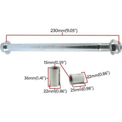 15mm 230mm Rear Wheel Rim 9" Axle for Honda XR CRF 50 70cc 90cc 110cc 125cc 140cc 150cc 160cc Dirt Pit Bike