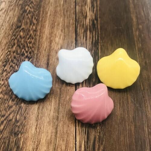 8pcs Furniture Handle Ceramic Door Knob Cupboard Drawer Cabinet Knob and Handles Kitchen Pull Handle Colorful Furniture Hardware