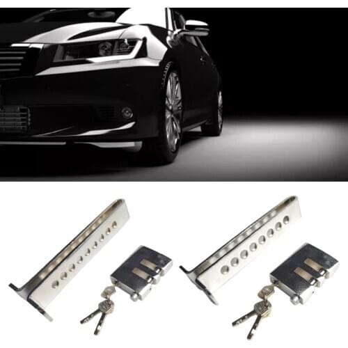Car Clutch Lock Universal Auto Brake Pedal Lock Throttle Accelerator Security Steel Stainless Anti-Theft Tool Pedal Lock