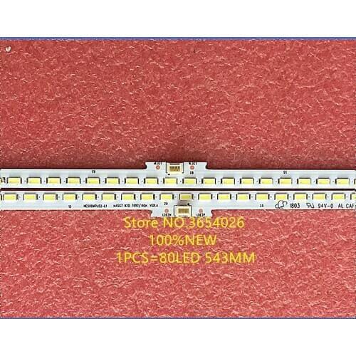 Free Shipping 2PCS LED backlight strip led kit For Hisense TV LED50EC720US SSY-1155570-A RSAG7.820.7692 HE500M7U 80leds 543mm