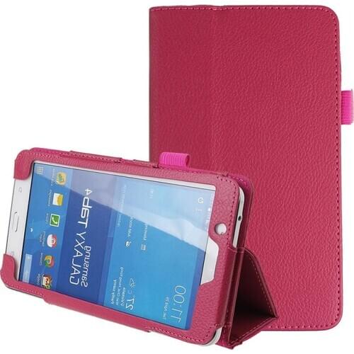 Cover Case For Samsung Galaxy Tab 4 7.0 Tablet Shell SM-T230 T231 T235 High Quality Leather Fundas Smart Flip Tablet Case Coque