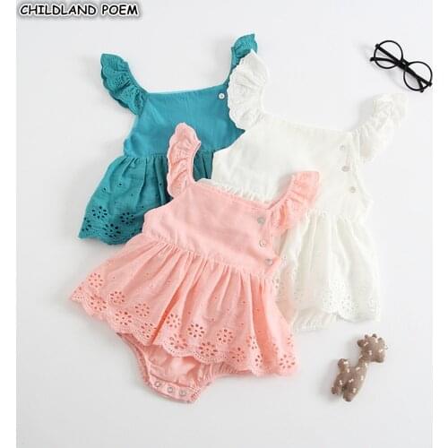 Летние платья для малышек CHILDLAND POEM China At AliExpress