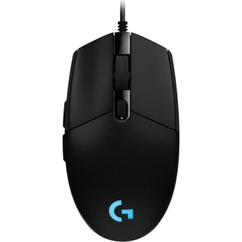Logitech G102 6-keys RGB Glowing 6000DPI Five-speed Adjustable Wired Optical Gaming Mouse, Length: 2m