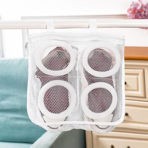 Laundry Bag Shoes Protective Net Bag Hanging Dry Mesh Home Using Shoe Underwear Bra Machine Washing Clothes Portable Laundry Bag