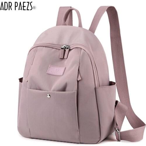 Fashion Womens Travel Backpack Female Brilliant Waterproof Nylon Backpack Pretty Style Girls Shoulders Bag Schoolbag Backpack