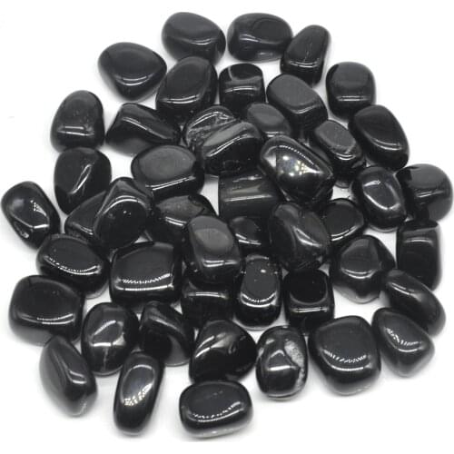 Natural Black Obsidian Tumbled Stones Bulk Healing Crystals Reiki Polished Gemstones Raw Aquarium Decoration Minerals Collection