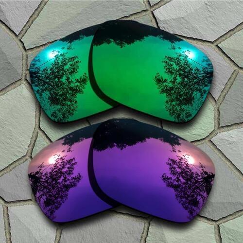 Jade Green&Purple Sunglasses Polarized Replacement Lenses for Oakley Holbrook