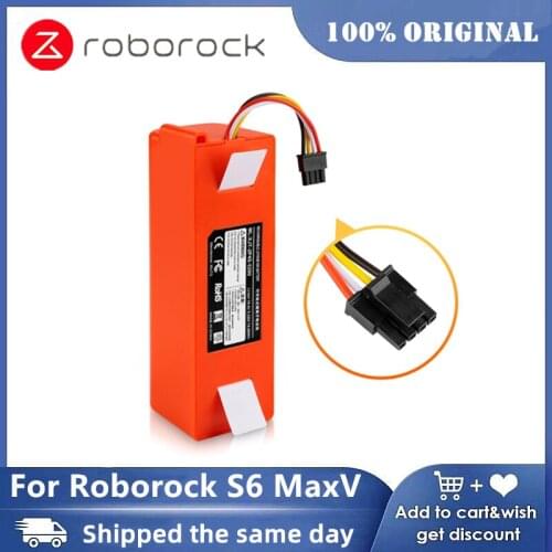 NEW 100% Original Roborock S6 MaxV Vacuum Cleaning Robot Li-ion Battery Pack 5200mAh Accessories
