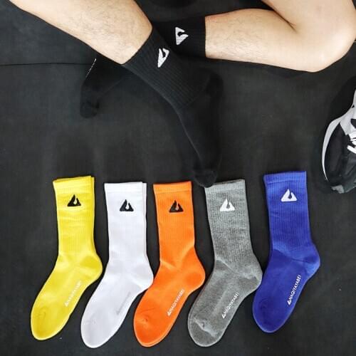 New Football Socks Running Soccer Socks Men Sports Yoga Socks High Quality Cotton Warmly Stockings 6 Colors 1Pair One Size