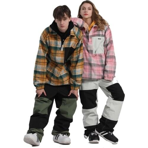 New Womens and Mens Snow Suit Wear Snowboarding Clothing Winter Outdoor 15K Waterproof Costumes Skiing Jackets or Pants Unsex