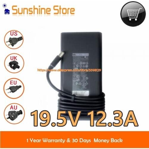 Genuine 450-17280 LA240PM180 XM3C3 Y90RR 5X3NX Power Adapter 19.5V 12.3A 240W For Dell PRECISION M4700 M6400 XPS L502X LATITUDE