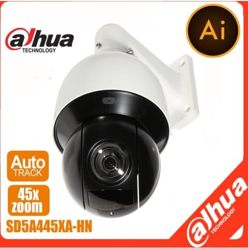 Original Mutil Language 4G Dahua h.265 4MP 45x Starlight IR WizSense auto tracking PTZ speed IP Camera DH-SD5A445A-HNR IR 150m