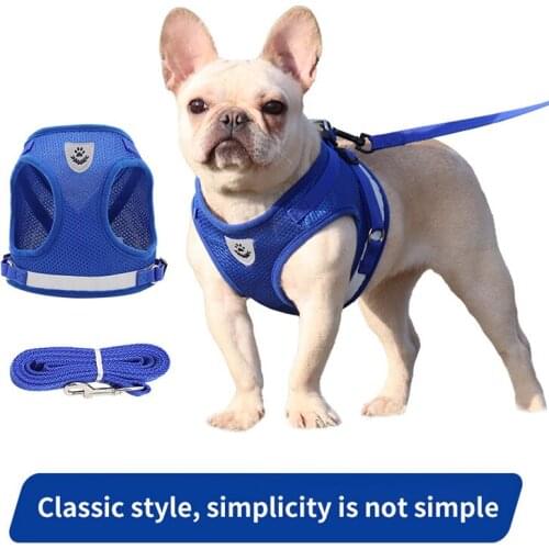 Pet Chest Harness Vest-style Dog Traction Rope Reflective and Breathable Dog Rope Pet Supplies Harness Fashion