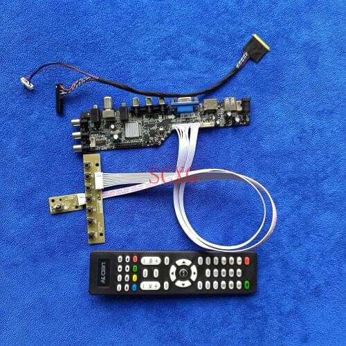 DIY Kit Display controller board 1366*768 Signal digital LVDS 40Pin LED/LCD For LP116WH4/LP116WH6 HDMI-compatible DVB VGA USB AV