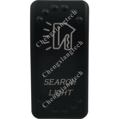 Laser Etched -SEARCH LIGHT- Led Backlit Rocker Switch Cap for Car Boat Truck Rv Switch Auto DIY Replacing, Cover Only