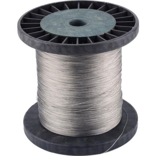 0.3/0.45/1.0mm 1000g Silver 201 Steel Tiger Tail Wire for Jewelry Making DIY Findings Accessories Component Material Supplie F75