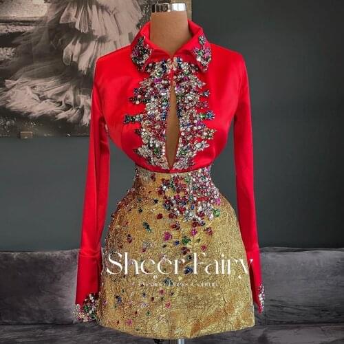 SHEER FAIRY Womens Long Sleeve Dresses