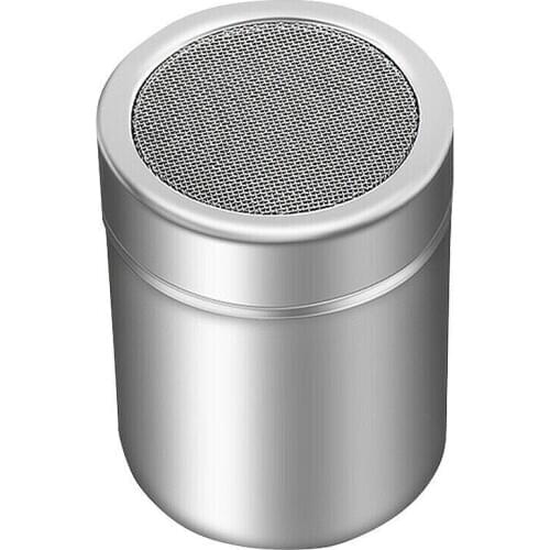 New Stainless Steel Duster Food Grade Powder Shaker For Chocolate Coffee Sugar Powder Cocoa Flour Sifter Kitchen Tool
