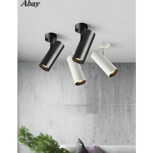 Surface Mounted LED Downlights Foldable 360° Rotatable COB LED Ceiling Spot lights 7W12W15W20W LEDLamps Background Wall Lighting