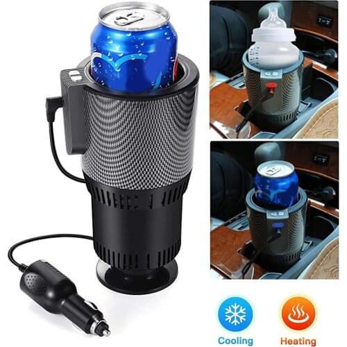Spot Cooler Warmer Car Cup 2 in 1 Holder Smart Radiator Portable Rapid Cooling Heating M8617