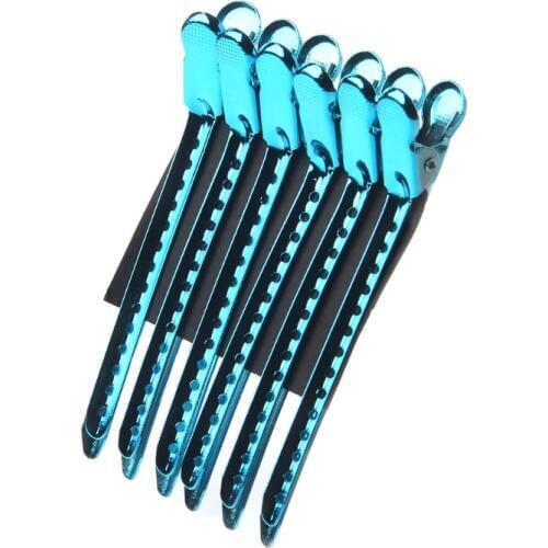 12 Pcs Metal Clamping Hair Duck Hair Clip Hair Salon Barber Hair Styling Tools