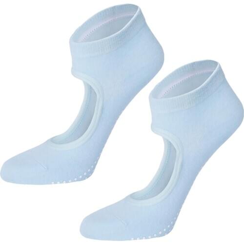 Ladies Ballet Dance Sports Fitness Gym Socks Women High Quality Pilates Socks Anti-Slip Breathable Backless Yoga Cotton Socks