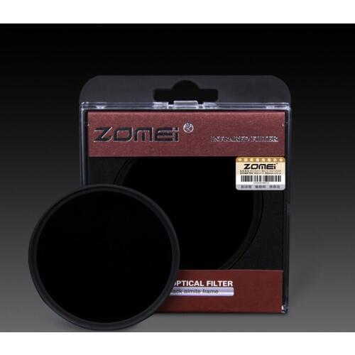 Zomei 49/52/55/58/62/67/72/77/82 IR Filter 680NM 720NM 760NM 850NM 950NM X-Ray Optical Glass Infrared Camera Lens Filter