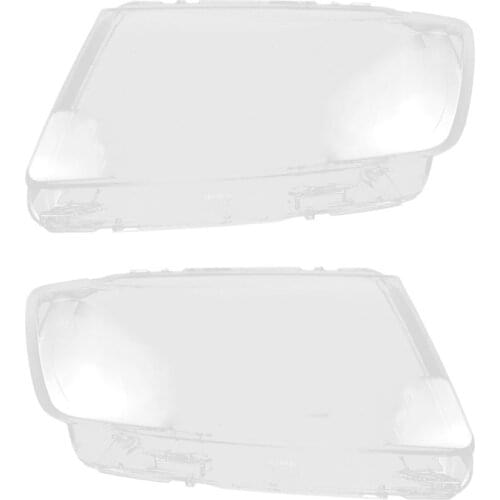 2 Pcs Car Headlight Lens Cover Transparent Head Light Lamp Shell for Jeep Grand Cherokee 2011 2012 2013 Left & Right