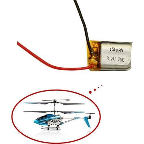 3.7V 150mAh Syma S107 S107G W25 1S 3.7V 150mAh Li-Po Battery 3.7V Helicopter Part 1PCS