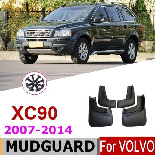 Mudflap For VOLVO XC90 20114-2006 Mudflaps 2013 2010 2009 2008 Front Rear Car Mud Flaps Splash Guards Mud Flap Mudguard Fender
